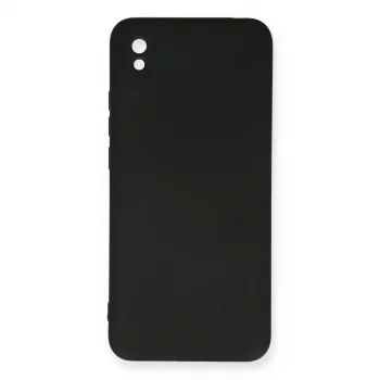 Xiaomi Redmi 9a Kılıf Nano İçi Kadife Silikon - Siyah