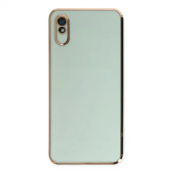 Xiaomi Redmi 9a Kılıf Volet Silikon - Açık Yeşil