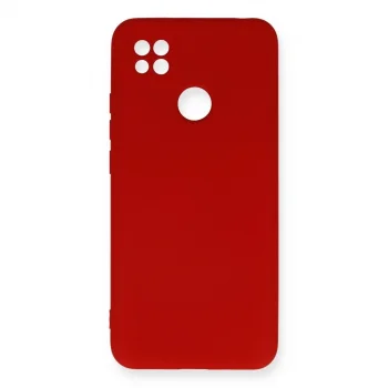 Xiaomi Redmi 9c Kılıf Nano İçi Kadife Silikon - Kırmızı