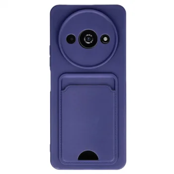 Xiaomi Redmi A3 4g Kılıf Kelvin Kartvizitli Silikon - Lacivert