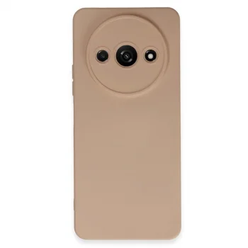 Xiaomi Redmi A3 4g Kılıf Nano İçi Kadife Silikon - Pudra