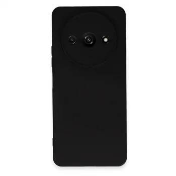 Xiaomi Redmi A3 4g Kılıf Nano İçi Kadife Silikon - Siyah