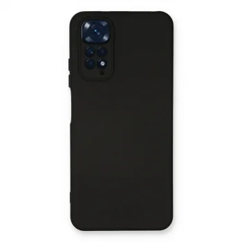 Xiaomi Redmi Note 11 Kılıf Nano İçi Kadife Silikon - Siyah