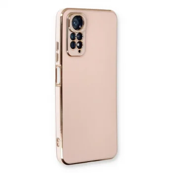 Xiaomi Redmi Note 11 Kılıf Volet Silikon - Pembe