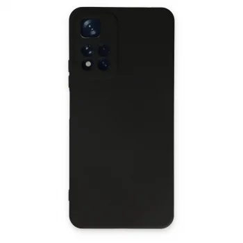 Xiaomi Redmi Note 11 Pro Plus 5g Kılıf Nano İçi Kadife Silikon - Siyah