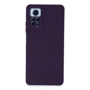 Xiaomi Redmi Note 12 Pro 4g Kılıf Nano İçi Kadife Silikon - Mor