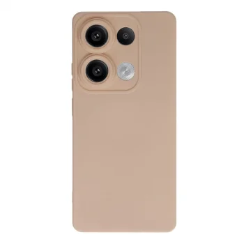 Xiaomi Redmi Note 13 4g Kılıf Nano İçi Kadife Silikon - Pudra