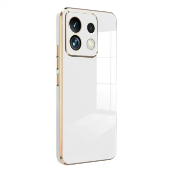Xiaomi Redmi Note 13 5g Kılıf Volet Silikon - Beyaz