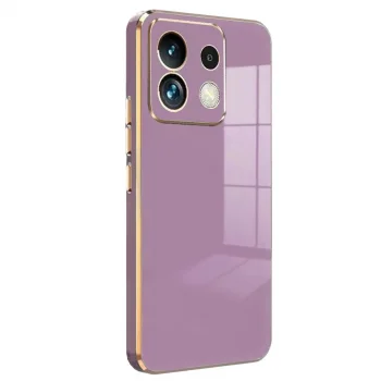 Xiaomi Redmi Note 13 5g Kılıf Volet Silikon - Mor