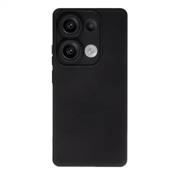 Xiaomi Redmi Note 13 Pro 4g Kılıf Nano İçi Kadife Silikon - Siyah