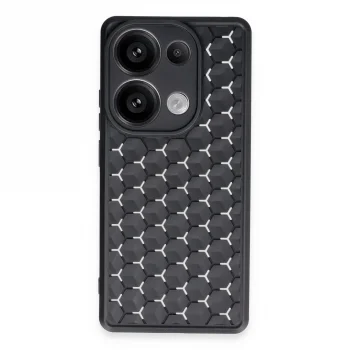 Xiaomi Redmi Note 13 Pro 5g Kılıf Petek Silikon Kapak - Siyah