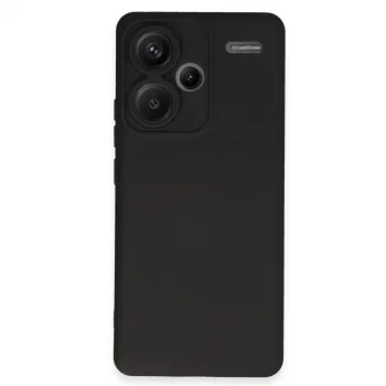 Xiaomi Redmi Note 13 Pro Plus Kılıf Nano İçi Kadife Silikon - Siyah