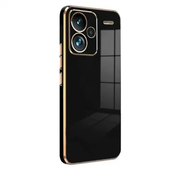 Xiaomi Redmi Note 13 Pro Plus Kılıf Volet Silikon - Siyah