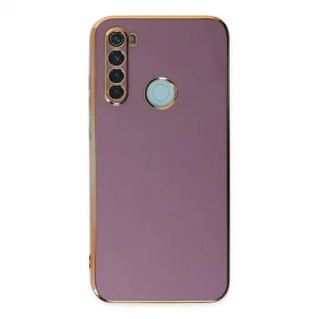 Xiaomi Redmi Note 8 Kılıf Volet Silikon - Mor