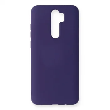 Xiaomi Redmi Note 8 Pro Kılıf Nano İçi Kadife Silikon - Mor