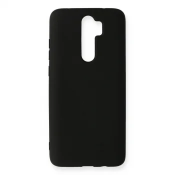 Xiaomi Redmi Note 8 Pro Kılıf Nano İçi Kadife Silikon - Siyah