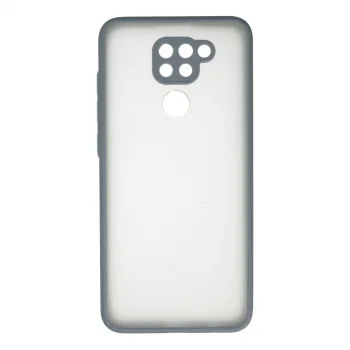 Xiaomi Redmi Note 9 Kılıf Montreal Silikon Kapak - Gri