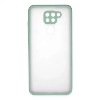 Xiaomi Redmi Note 9 Kılıf Montreal Silikon Kapak - Turkuaz