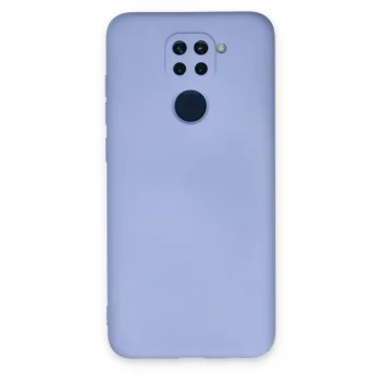 Xiaomi Redmi Note 9 Kılıf Nano İçi Kadife Silikon - Lila