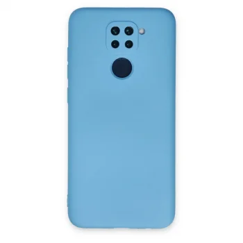 Xiaomi Redmi Note 9 Kılıf Nano İçi Kadife Silikon - Mavi