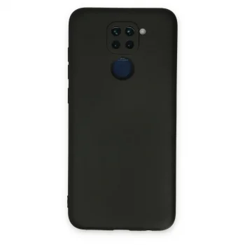 Xiaomi Redmi Note 9 Kılıf Nano İçi Kadife Silikon - Siyah