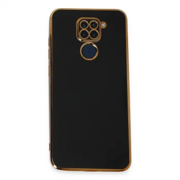 Xiaomi Redmi Note 9 Kılıf Volet Silikon - Siyah