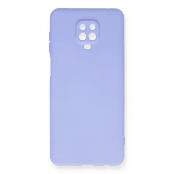 Xiaomi Redmi Note 9 Pro Kılıf Nano İçi Kadife Silikon - Lila