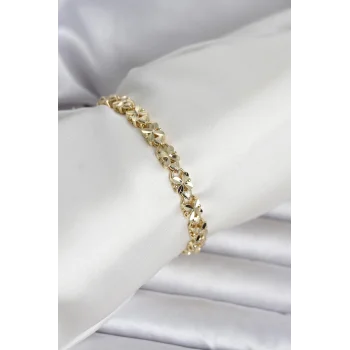 Xuping Kelebek Model Gold Renk Kadın Bileklik