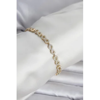 Xuping Zirkon Taşlı Sonsuzluk Model Kadın Bileklik