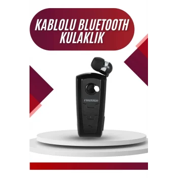 Yaka Kulaklığı Andorid Tüm Cep Telefonlarına Uyumlu Mikrofonlu Titreşimli Makaralı
