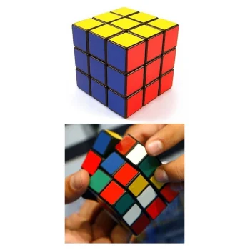 Yapboz Küp Puzzle Zeka Küpü Çocuk Gelişim Eğitici Zeka Oyunu Rubik