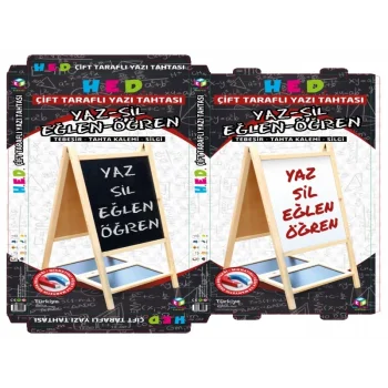 Yazı Tahtası Çift Taraflı Ayaklı Mıknatıslı Yazı Tahtası Seti 110 x 60