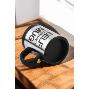 Yazılı Kupa Kendi Kendini Karıştıran Mikser Kupa Termos Bardak