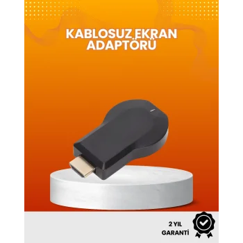 Yazılım Gerektirmeyen Kablosuz Mirroring Adaptörü – 1080p HD Görüntü Kalitesi
