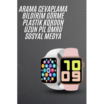 Yeni Model Akıllı Saat Dokunmatik Ekran Unisex Amoled Ekran 44 mm