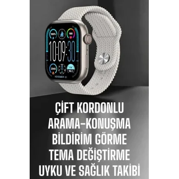 Yeni Nesil Akıllı Saat Arama Cevaplama GPS Takibi Adımsayar NFC Özelliği