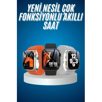 Yeni Nesil Akıllı Saat Müzik Dinleme Bildirim Görme Sesli Asistan Desteği