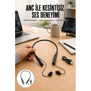 Yeni Nesil Bluetooth Kulaklık Kablolu Kulak İçi Dijital Göstergeli