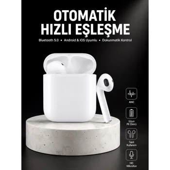 Yeni Nesil Dokunmatik Kontrol Çağrı Cevaplayabilen Kablosuz Bluetooth Kulaklık