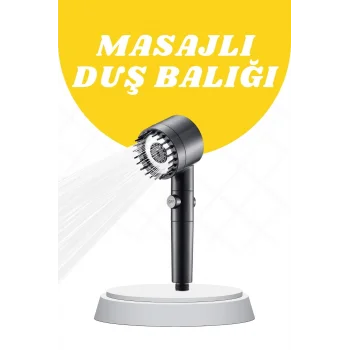Yeni Nesil Masaj Etkili Duş Başlığı Su Basınçlı Tazyikli Özel