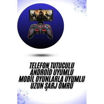 Yeni Nesil X3 Gamepad Android Uyumlu Telefon Tutucu Özellikli Joystick