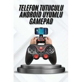 Yeni Nesil X3 Gamepad Android Uyumlu Telefon Tutucu Özellikli Joystick