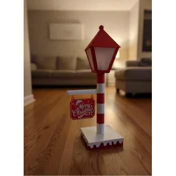 Yılbaşı Tabelalı Dekoratif Lamba Merry Christmas Işıklı Tasarım