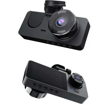 Yol Kayıt Araç Kamerası HD DVR 3 Kameralı 2.0in Ekranlı Ön İç Arka