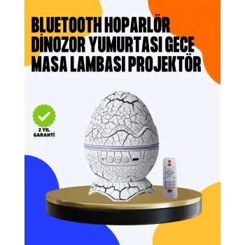 Yüksek Çözünürlüklü LED Galaksi Projektör + 19 Sesli Uyku Makinesi