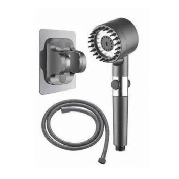 Yüksek Performanslı Masaj Etkili Su Tasarruflu Duş Başlığı Krom Kaplama Uzun Ömürlü