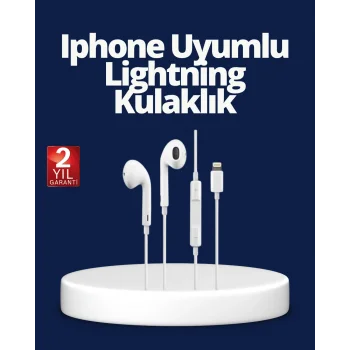 Yüksek Ses Kaliteli Mikrofonlu Kablolu Kulak İçi Kulaklık