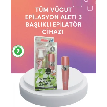 Yumuşak ve Pürüzsüz Cilt İçin Epilasyon Seti