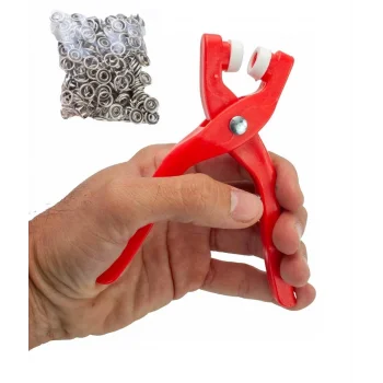 Yuvarlak Halkalı Kuş Gözü Pensesi 9.5 Mm - Bebek Elbise Çıtçıt Montaj Seti 100Lü