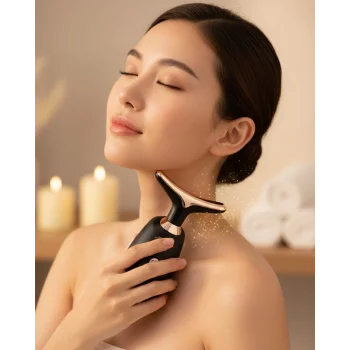 Yüz Ve Boyun Kırşıklık Giderici Ems Güzellik Cihazı Yüz Masaj Aleti